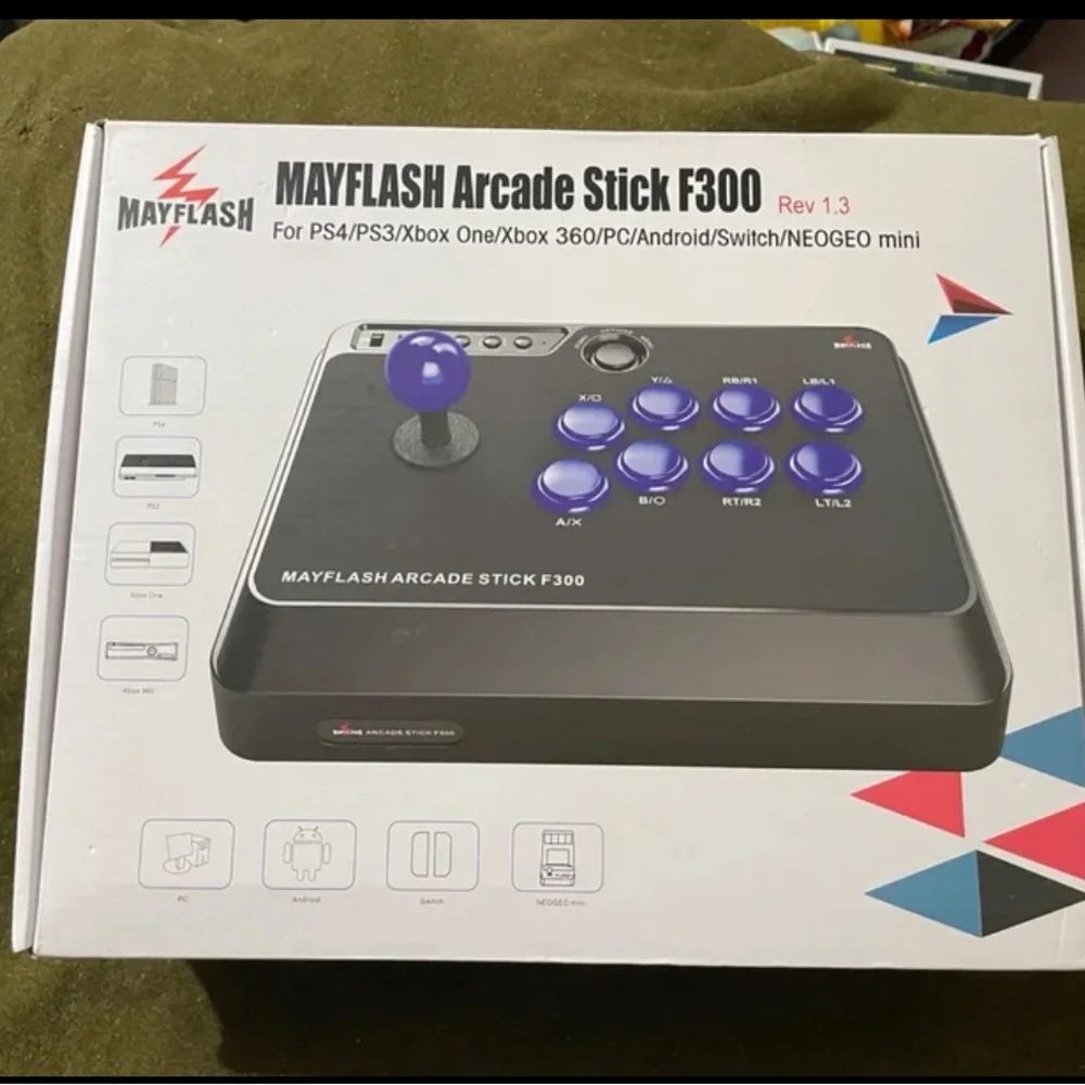 Mayflash F300 Arcade Stick Joystick for PS4, XBOX ONE, Nintendo Switch,PS3 NEW
